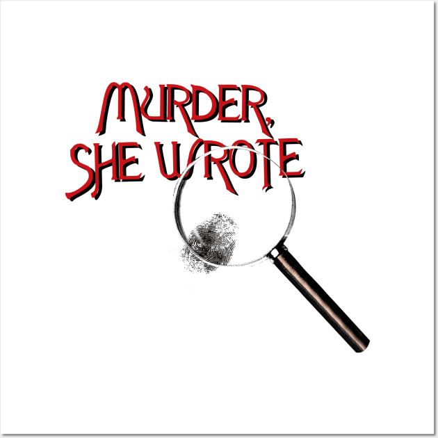 Vintage 1994 Murder She Wrote TV Promo Wall Art by Hoang Bich